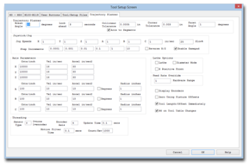 Trajectory Planner parameters